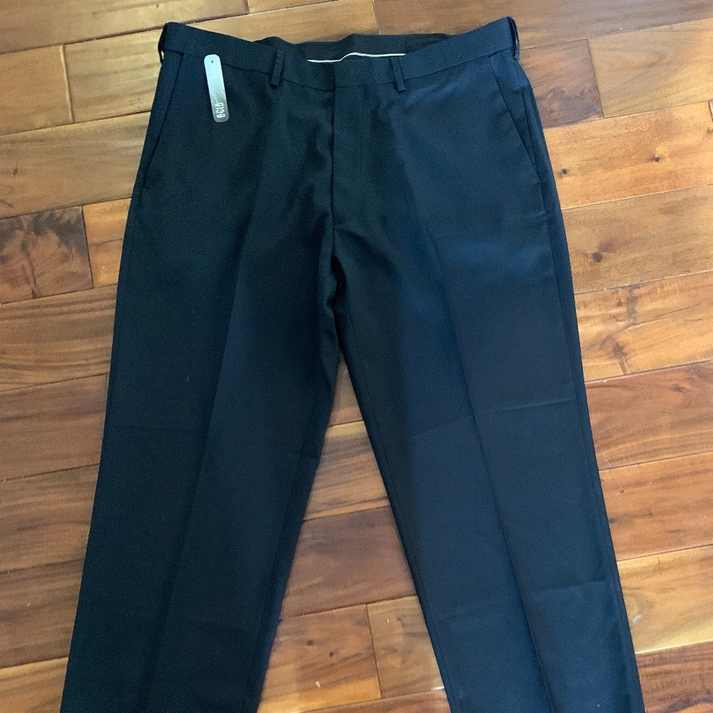 Haggar e-clo black smart fiber dress pant 40x29